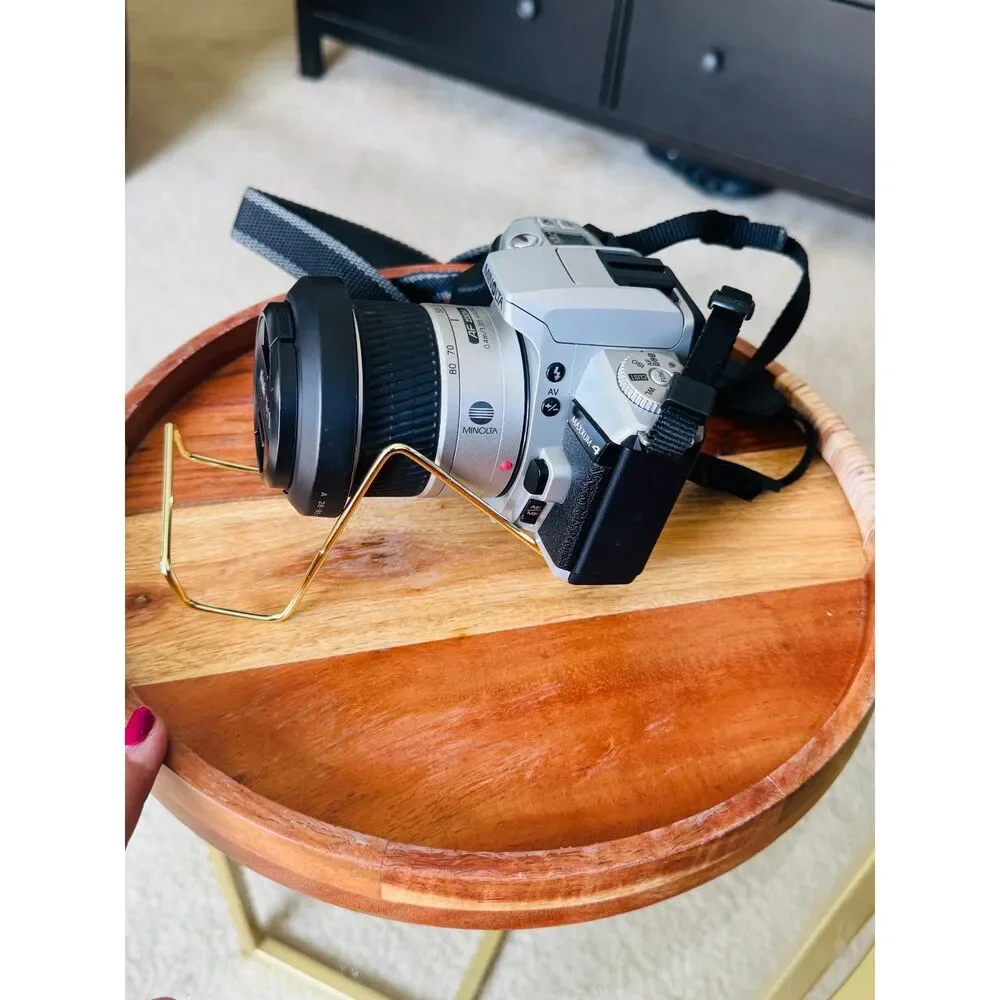Minolta Maxxum 4 35mm Film Camera AF 28-80mm Lens Tested Working Manual 2 Rolls